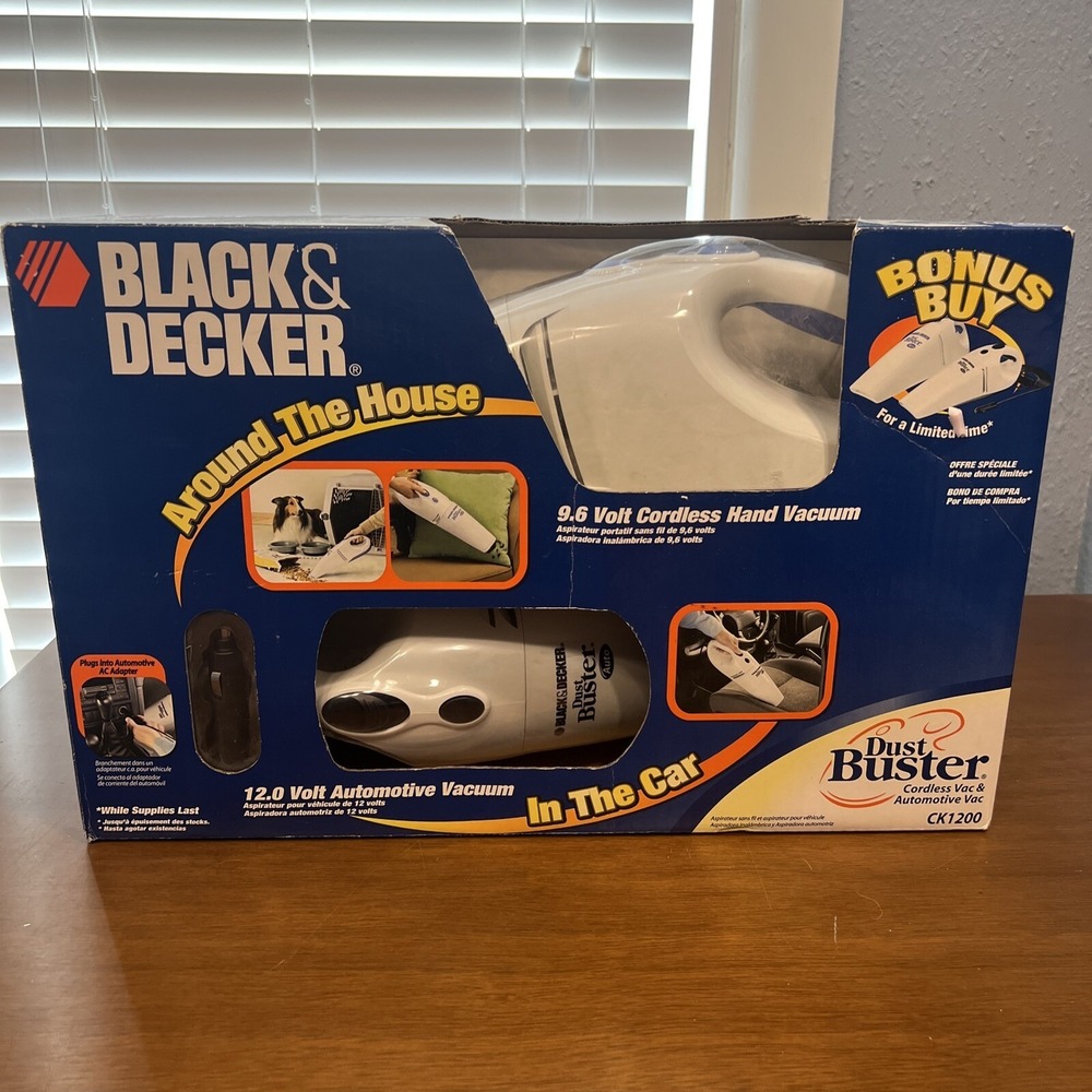 Black And Decker Dust Buster Around The House Home And Auto Kit Ck1200
